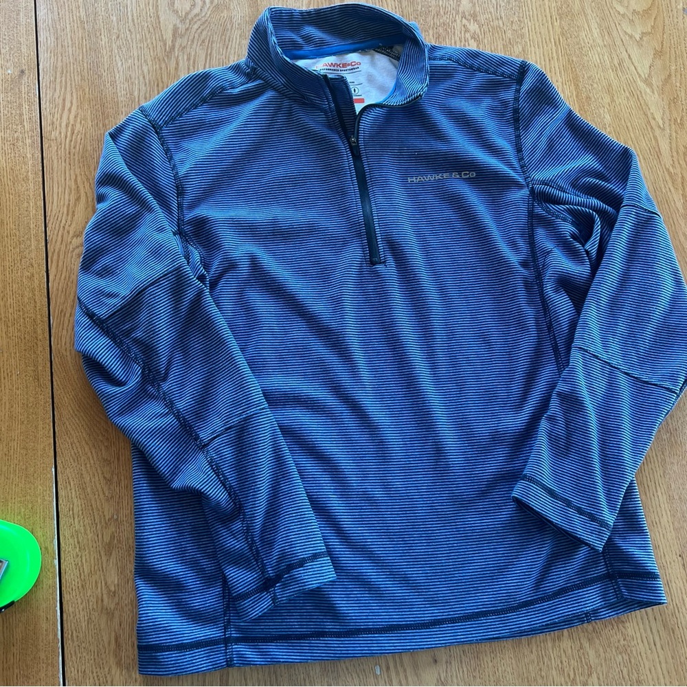 Hawke & Co Men's Blue Zip-Up Jacket/shirt